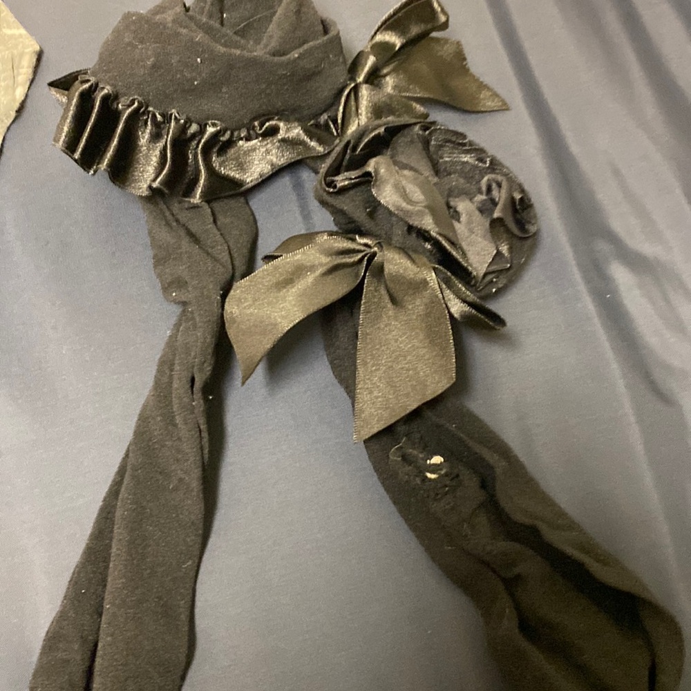 Amazon Knee Socks with ribbon
